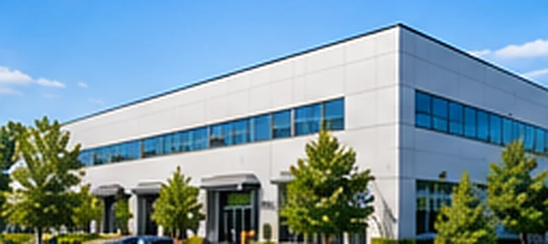Property management roofing services for an office building